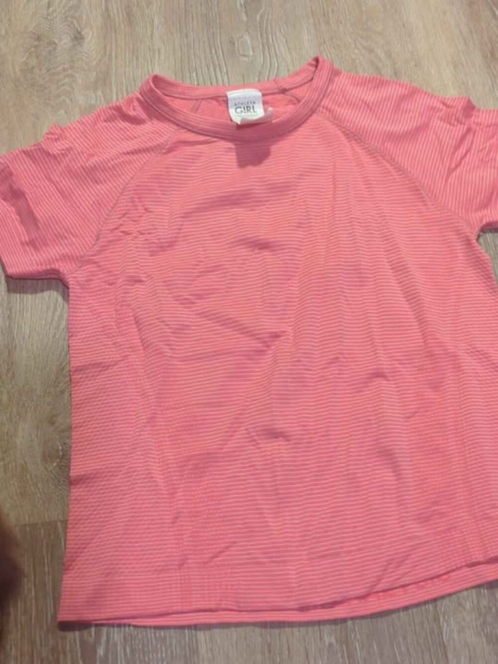 Athleta Girl pink athletic top M/8-10